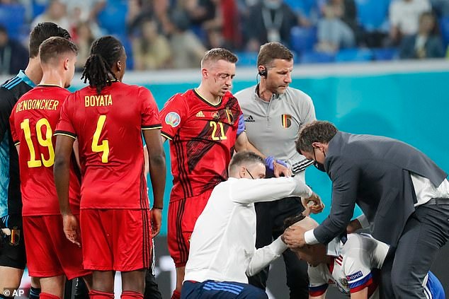 ¡Dos fracturas en la cabeza!El General belga se despidió temprano de la Copa Europea