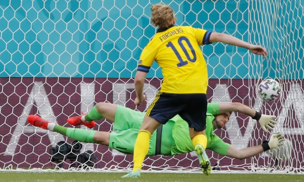 Copa de Europa - los dioses de la puerta lanzaron un par de lanzamientos para Suecia 1 - 0 victoria sobre Eslovaquia