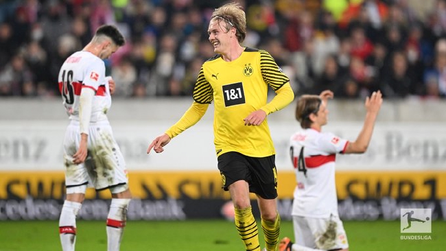 Bundesliga - Brandt may 2 - 0 victoria en Dortmund