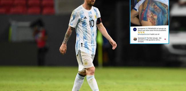 ¡Brasil también tiene fans de Messi!Comentarios sobre el diseño de Messi