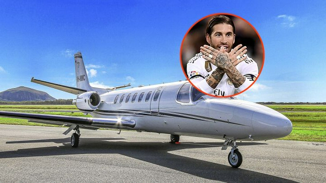 Ramos Private Aircraft exposure: 2 Million to go from Madrid to Paris