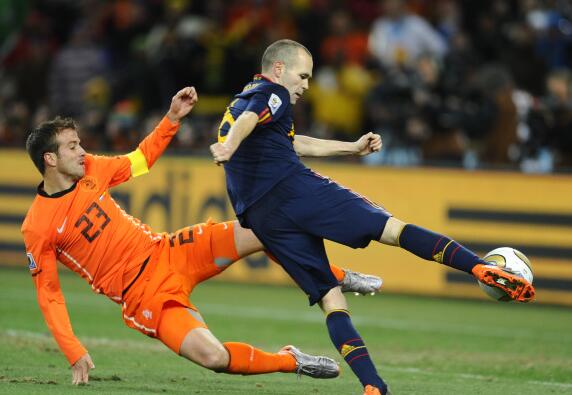 La estrella española contraataca a los holandeses: ganamos la Copa del mundo.
