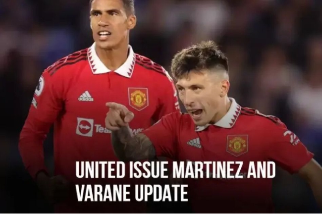 El Manchester United fue rehabilitado y el informe trimestral de Marsella fue vendido. Varane perdió el partido durante varias semanas.