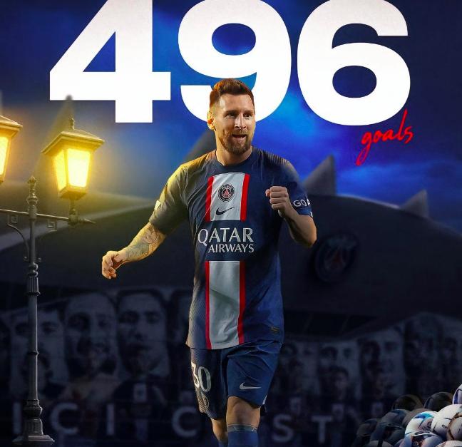 ¡Messi se coronó como el rey goleador de las cinco grandes ligas! 496 goles superan a Ronaldo 495 goles