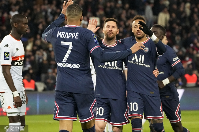 Francia - mbape 2 - 3 goles para ayudar a nemal Messi a romper 5 - 1 en París