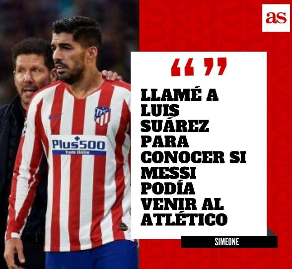 Simone: hice que Suárez presionara a Messi para que se uniera al Atlético