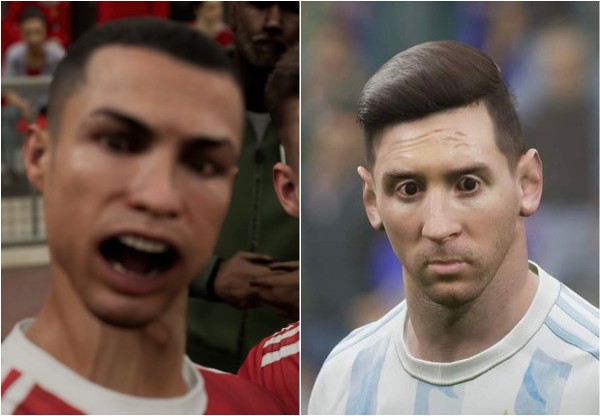 ¡Ronaldo Messi se ha vuelto Alien ígena!Diseño de juegos de Fútbol