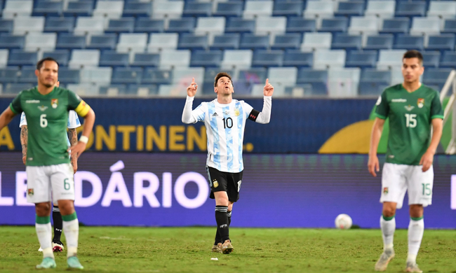 Copa América - Messi 2 - 1 pase Lautaro Argentina 4 - 1