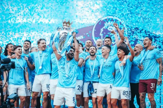 ¡¡ 12 victorias consecutivas en la Liga del Manchester City en la historia de la Premier league, 15 veces completadas por guashuai 5 veces!